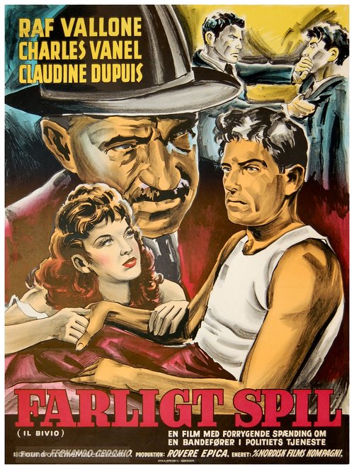 Il bivio - Danish Movie Poster