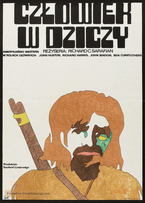 Man in the Wilderness - Polish Movie Poster