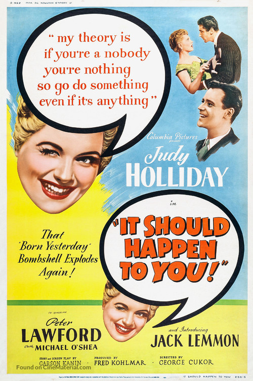 It Should Happen to You - Movie Poster