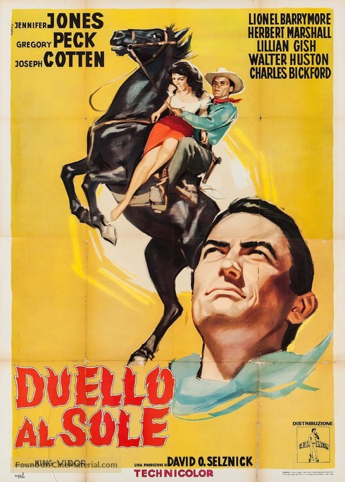 Duel in the Sun - Italian Re-release movie poster