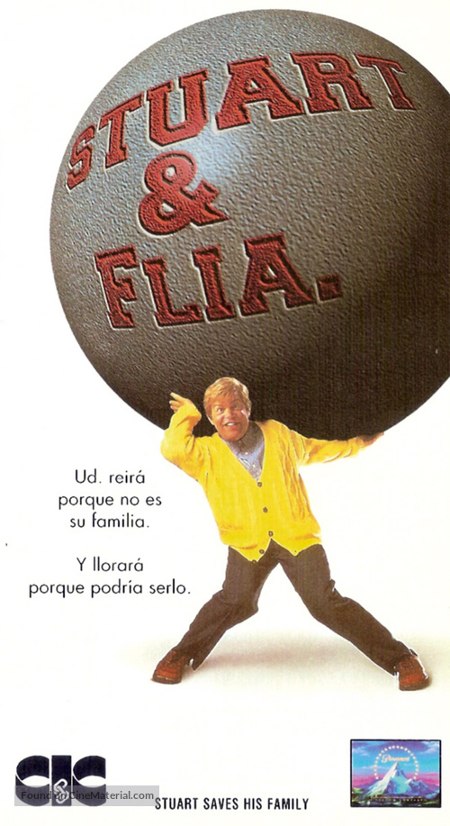 Stuart Saves His Family - Argentinian VHS movie cover