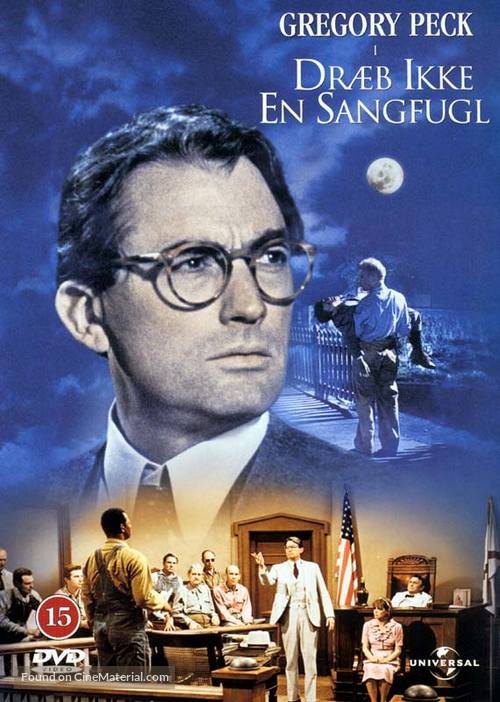 To Kill a Mockingbird - Danish DVD movie cover