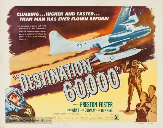 Destination 60,000 (1957) movie poster