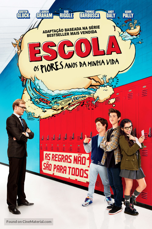 Middle School: The Worst Years of My Life - Brazilian Movie Poster