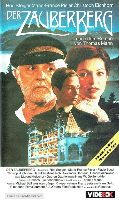 Der Zauberberg - German VHS movie cover