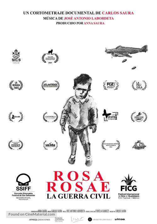 Rosa rosae. La guerra civil - Spanish Movie Poster