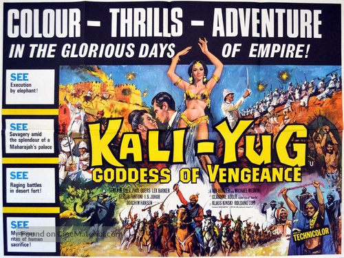 Kali Yug, la dea della vendetta - British Movie Poster