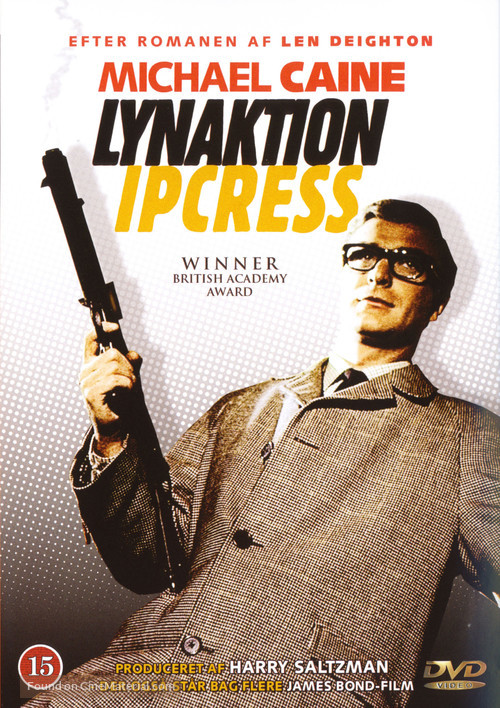 The Ipcress File - Danish DVD movie cover