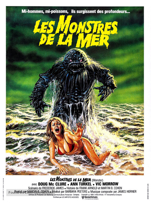 Humanoids from the Deep - French Movie Poster