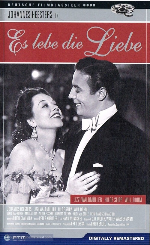 Es lebe die Liebe - German VHS movie cover