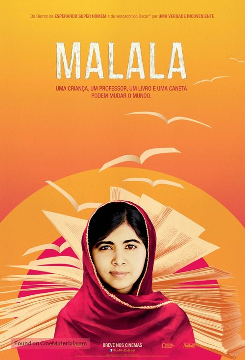 He Named Me Malala - Brazilian Movie Poster