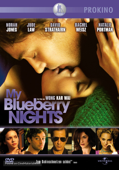 My Blueberry Nights - German DVD movie cover