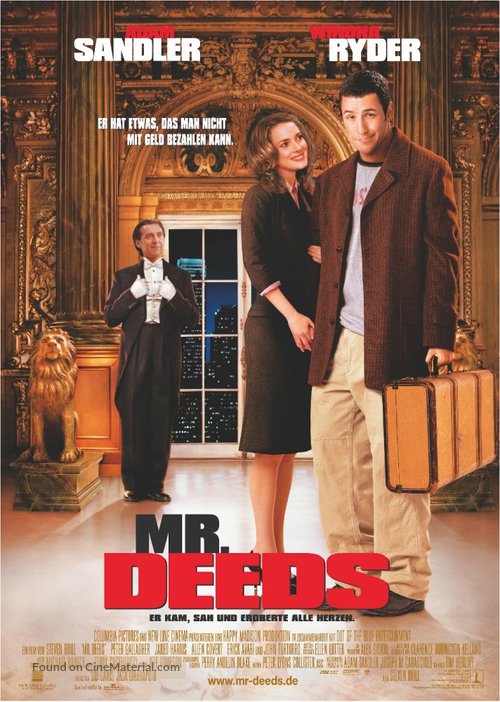 Mr Deeds - German Movie Poster