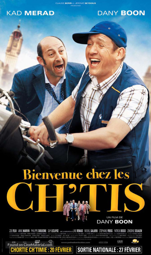 Bienvenue chez les Ch&#039;tis - French Movie Poster