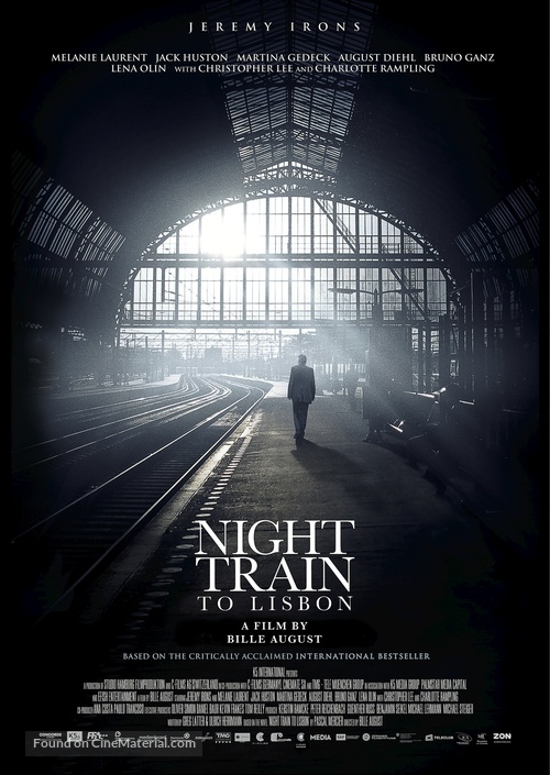 Night Train to Lisbon - Portuguese Movie Poster