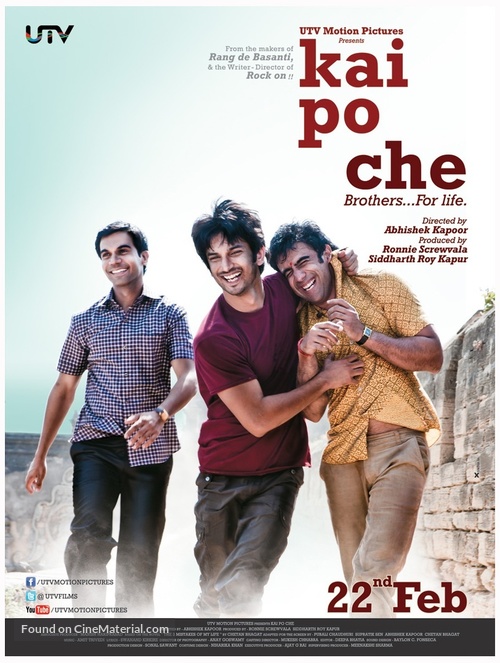 Kai Po Che - Indian Movie Poster