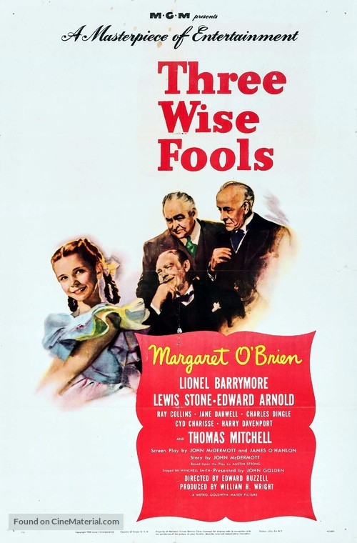 Three Wise Fools - Movie Poster