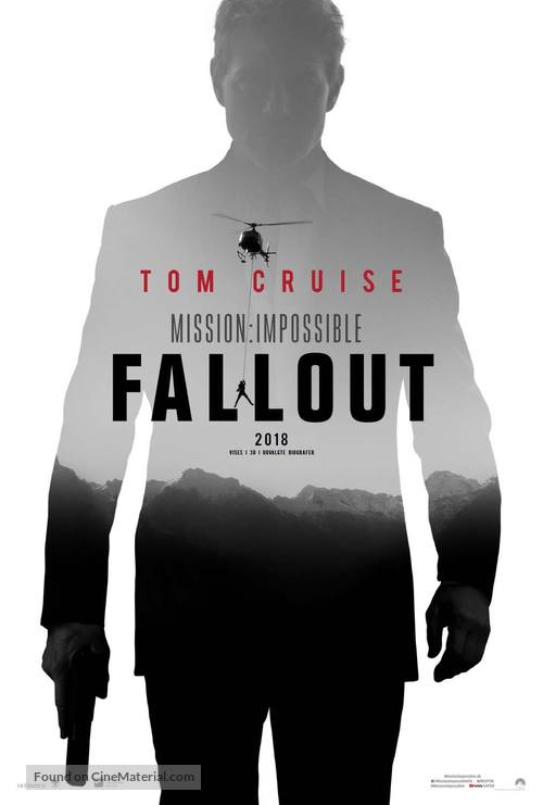 Mission: Impossible - Fallout - Danish Movie Poster