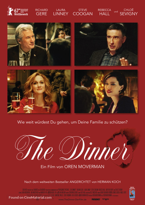 The Dinner - German Movie Poster