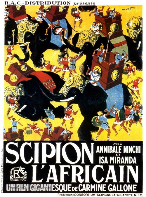 Scipione l&#039;africano - French Movie Poster