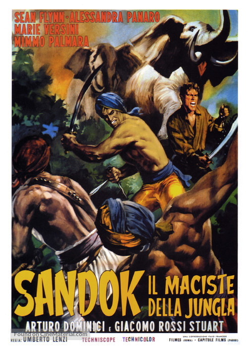 Sandok, il Maciste della giungla - Italian Movie Poster