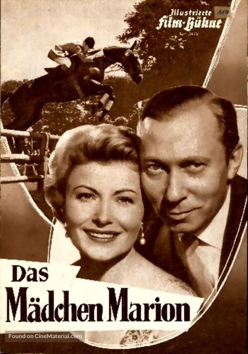 Das M&auml;dchen Marion - German poster