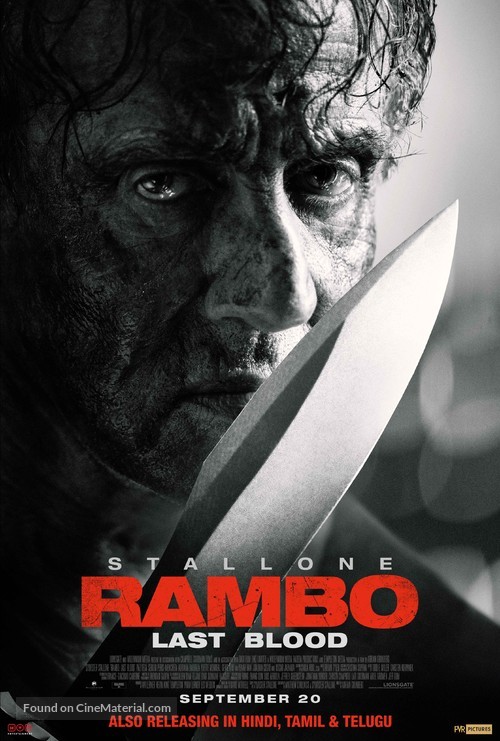 Rambo: Last Blood - Indian Movie Poster