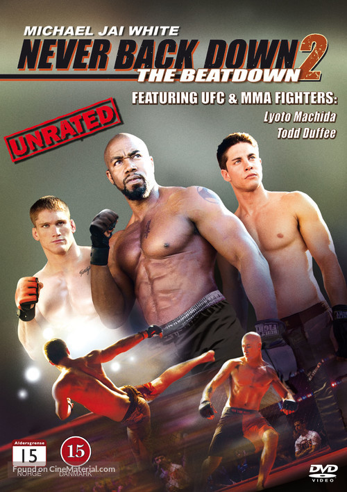 Never Back Down 2: The Beatdown - Danish DVD movie cover