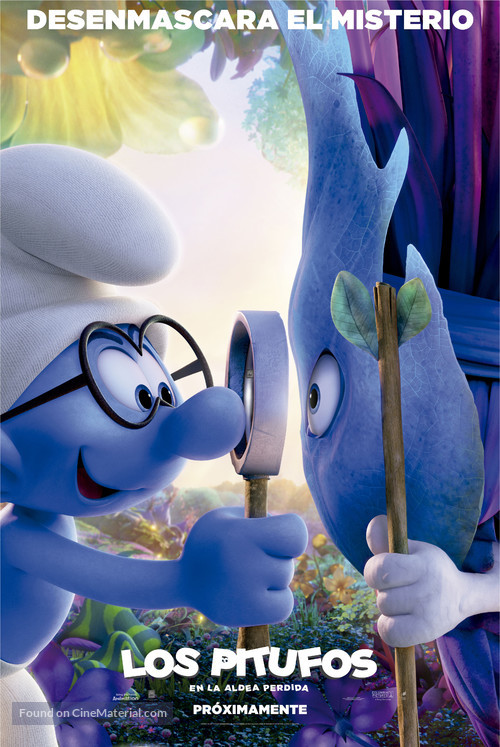 Smurfs: The Lost Village - Mexican Movie Poster