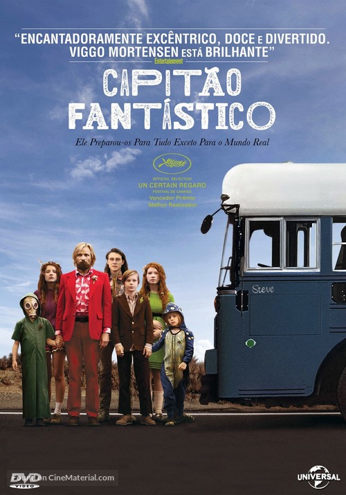 Captain Fantastic - Portuguese DVD movie cover