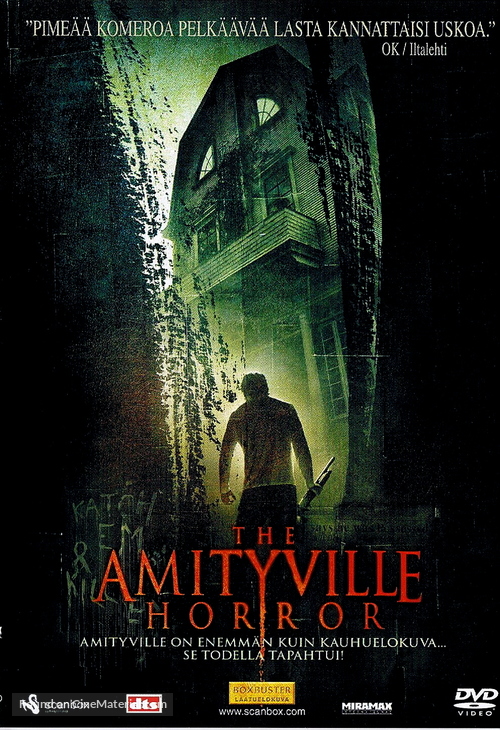 The Amityville Horror - Finnish DVD movie cover