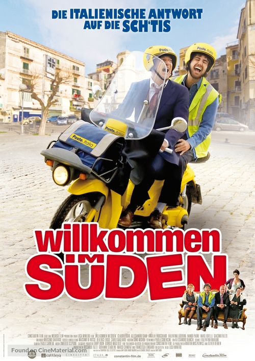 Benvenuti al Sud - German Movie Poster