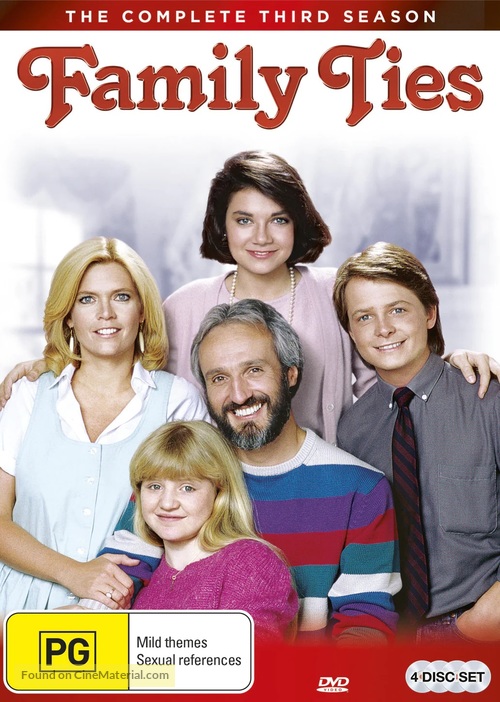 &quot;Family Ties&quot; - Australian DVD movie cover