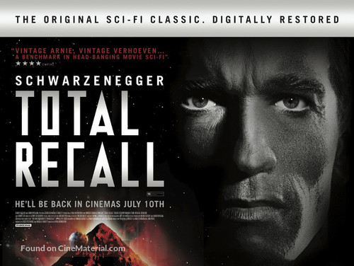 Total Recall - British Movie Poster