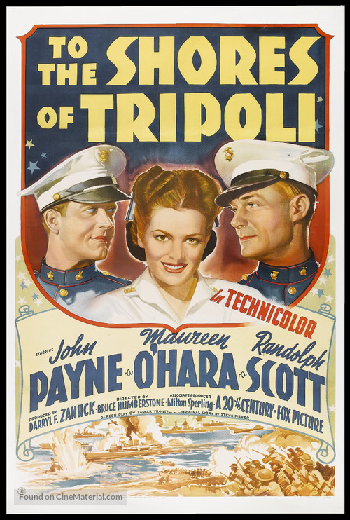 To the Shores of Tripoli - Movie Poster