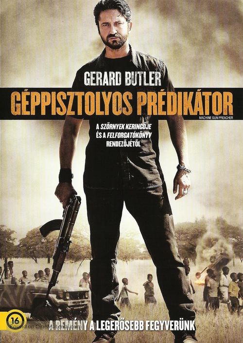 Machine Gun Preacher - Hungarian DVD movie cover