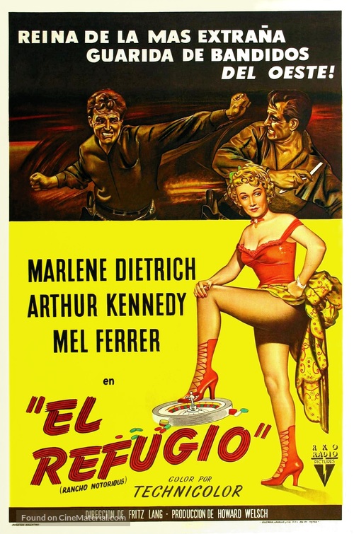 Rancho Notorious - Argentinian Movie Poster