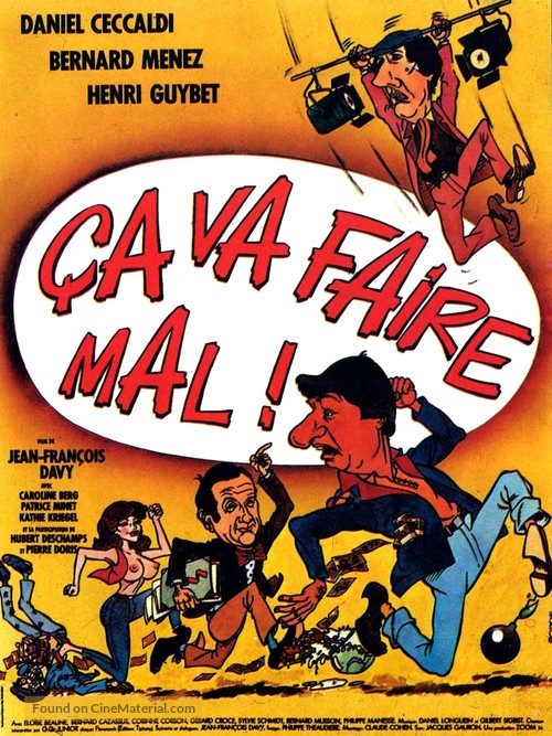 &Ccedil;a va faire mal - French Movie Poster