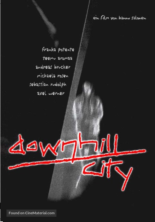 Downhill City - German poster