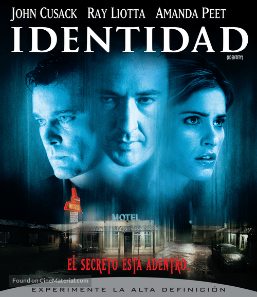 Identity - Argentinian Blu-Ray movie cover