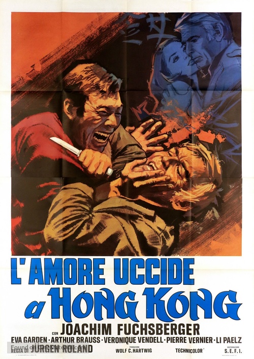 Das M&auml;dchen von Hongkong - Italian Movie Poster