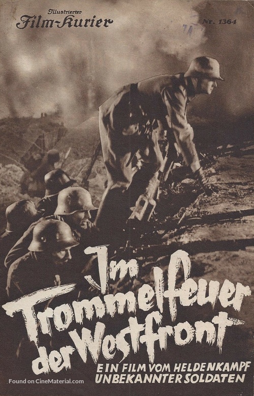 Im Trommelfeuer der Westfront - German poster