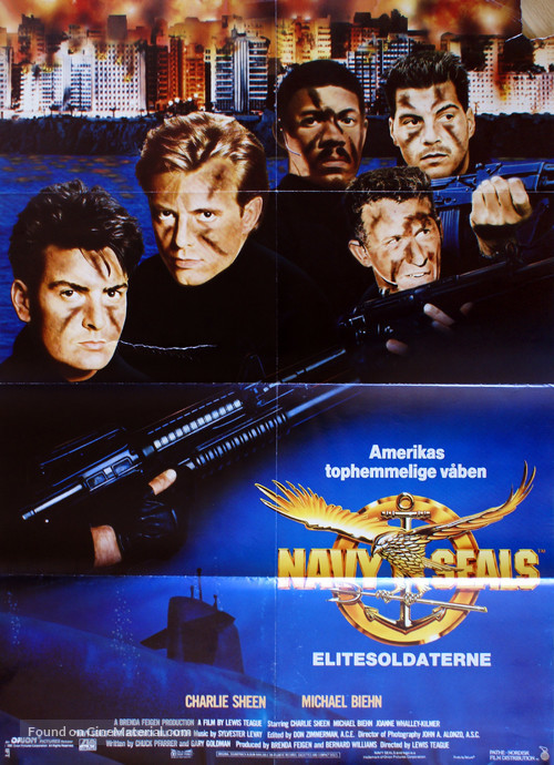 Navy Seals - Danish Movie Poster