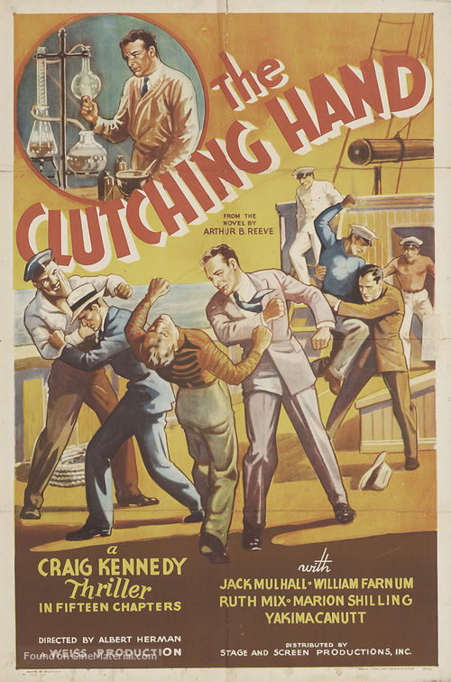 The Amazing Exploits of the Clutching Hand - Movie Poster