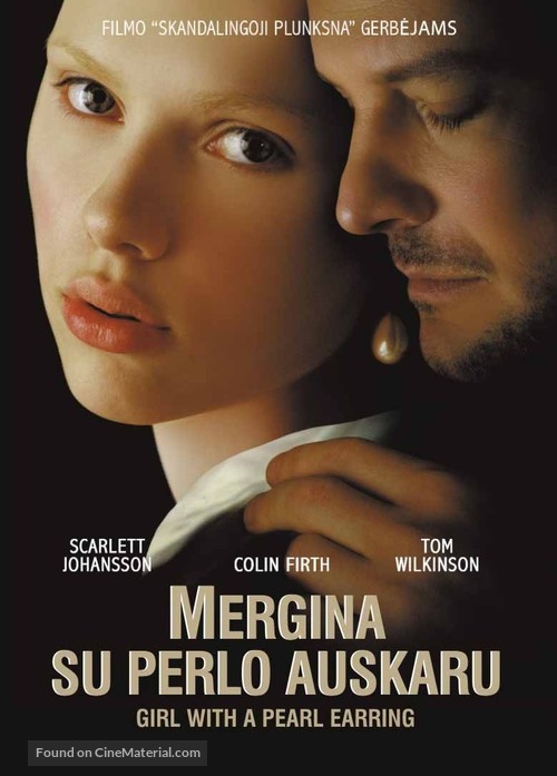 Girl with a Pearl Earring - Lithuanian DVD movie cover
