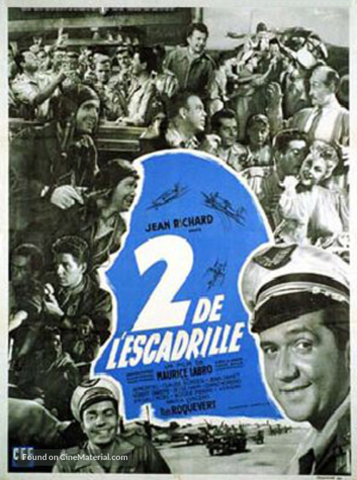 Deux de l&#039;escadrille - French Movie Poster