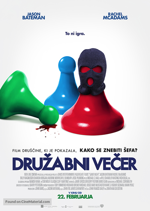 Game Night - Slovenian Movie Poster