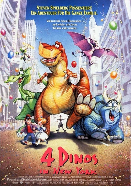 We&#039;re Back! A Dinosaur&#039;s Story - German Movie Poster