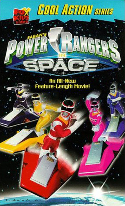 &quot;Power Rangers in Space&quot; - VHS movie cover