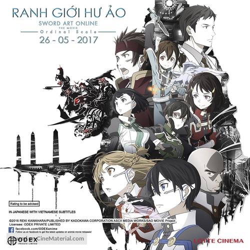 Gekijo-ban Sword Art Online: Ordinal Scale - Vietnamese poster